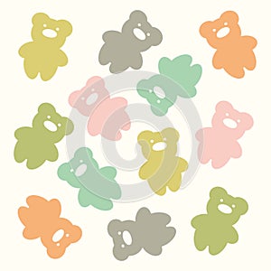 Cute bear pattern