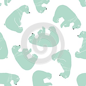 Cute Bear pattern.