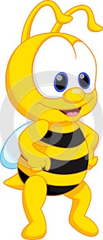 Cute bee cartoon