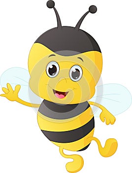 Cute bee cartoon