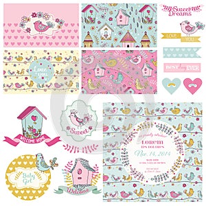 Cute Birt Party Set