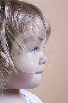 Cute Boy Looking Away