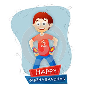 Cute Boy for Raksha Bandhan celebration.