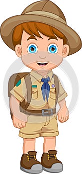 cute boy scout cartoon