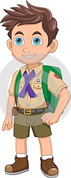 cute boy scout cartoon