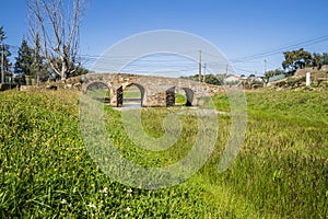 Cute bridge from Roman time in Almodovar, Alentejo, Portugal