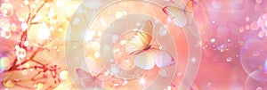 cute butterfly background Delightful Butterfly Illustration