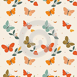 cute butterfly background Delightful Butterfly Illustration