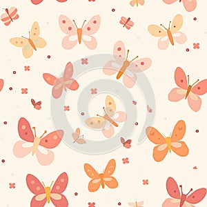 cute butterfly background Delightful Butterfly Illustration