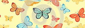 cute butterfly background Delightful Butterfly Illustration