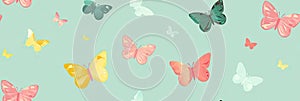 cute butterfly background Delightful Butterfly Illustration