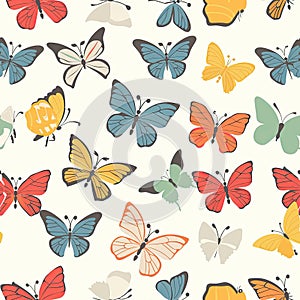 cute butterfly background Delightful Butterfly Illustration