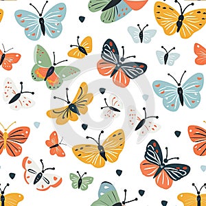 cute butterfly background Delightful Butterfly Illustration