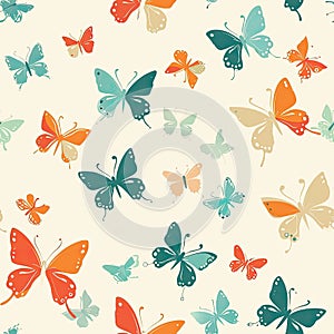 cute butterfly background Delightful Butterfly Illustration