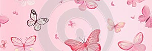 cute butterfly background Delightful Butterfly Illustration