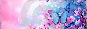 cute butterfly background Delightful Butterfly Illustration photo