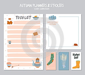 Cute Daily Calendar and To Do List Template