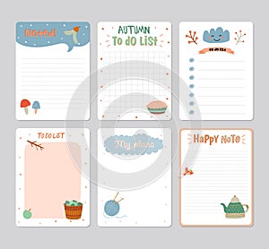 Cute Daily Calendar and To Do List Template