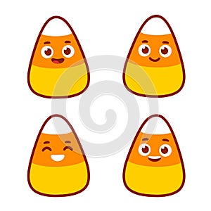 Cute candy corn set