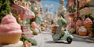 Cute Candy Town Scooter Image
