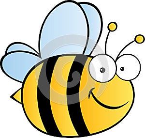 Cute cartoon bee