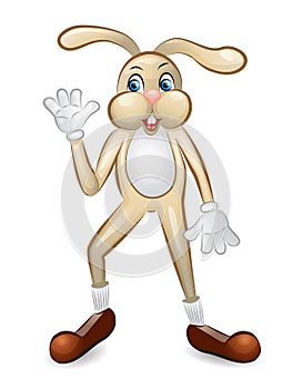 Cute cartoon bunny