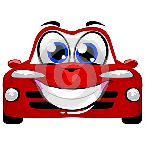 Cute Cartoon Car Mascot