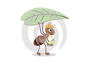 Cute Cartoon character of ant.