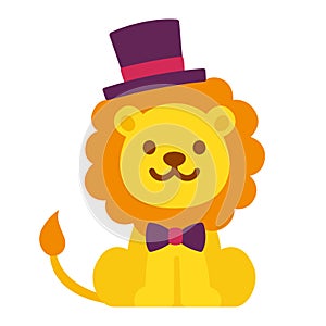 Cute cartoon dandy lion