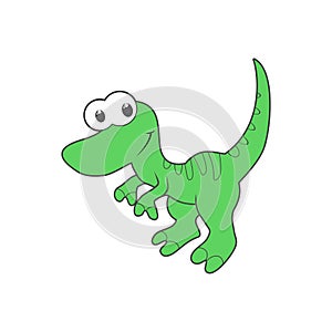 Cute Cartoon Dinosaur icon