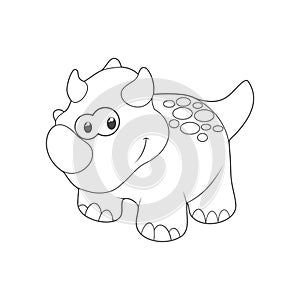 Cute Cartoon Dinosaur icon