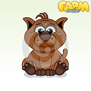 Cute Cartoon Dog