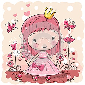 Cute Cartoon fairy tale Princess