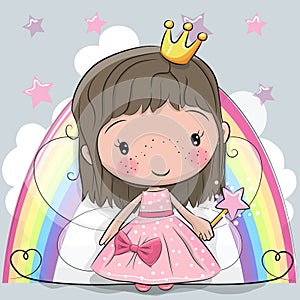 Cute Cartoon fairy tale Princess fairy