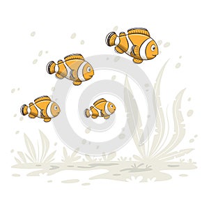 Cute Cartoon Fishes