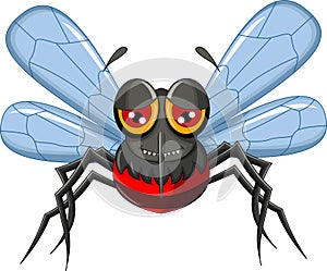 Cute cartoon mosquito