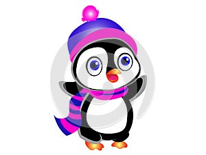 Cute Cartoon Penguin