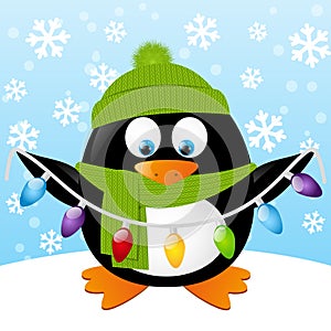 Cute cartoon penguin