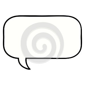 cute cartoon of a speech bubble