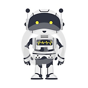 Cute Cartoon techology Ai robot