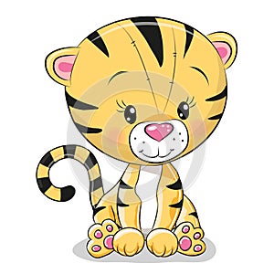 Cute Cartoon Tiger