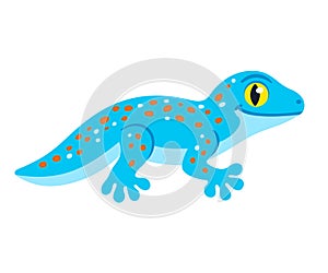Cute cartoon Tokay Gecko