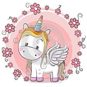 Cute Cartoon Unicorn