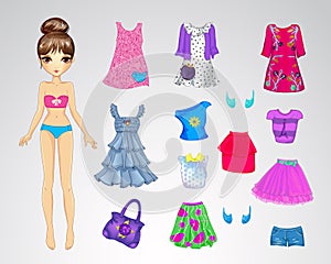 Cute Casual Paper Doll