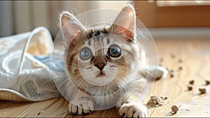 Cute Cat Adorable Moment Housecat photo