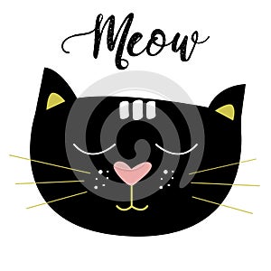 Cute cat illustration