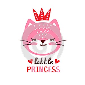 Cute cat little prinsess