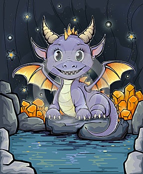 Cute chibi dragon coloring pages for kids and adults