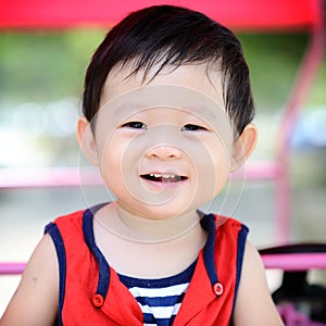 Cute Chinese boy portrait