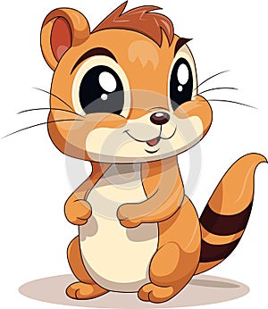 Cute Chipmunk Cartoon